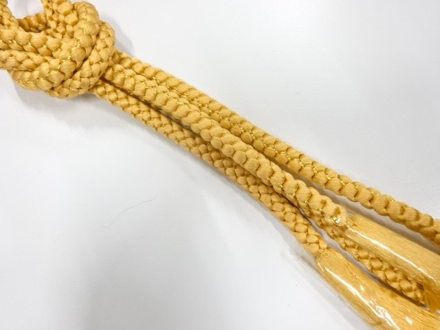 未使用品　正絹　手組帯締め